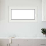 Okno za klet RISOR 110 x 50 cm PVC in steklo Bela, (5000215185) | Shoptok.si