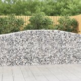  Obokane gabion košare 8 kosi 400x50x100/120cm pocinkano železo Cene