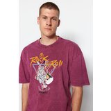 Trendyol T-Shirt - Burgundy - Relaxed fit | shoptok.hr