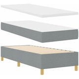  Krevet s opruga kutije Svijetlo siva 200 x 80 cm tkanina | shoptok.hr