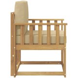  2 Komad Set vanjskih sofa Poliester Bijela i Bež | shoptok.hr