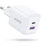 Ugreen 65015 punjač za mobitel Slušalice, Mobilni telefon, Prijenosni punjač, Tablet, Telefon Bijelo AC Brzo punjenje U zatvorenom Cijene