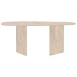 Venture Home Grönvik ovalni blagovaonski stol 180 × 90 cm, prirodna boja drva | shoptok.hr
