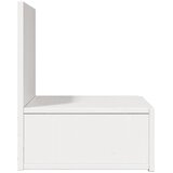  Noćni ormarić 2 pcs Bijelo 42 x 32,5 x 40 cm Masivna borovina | Eponuda.ba
