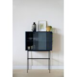 noo.ma Tamno plava vitrina s kliznim vratima 70x109x40 cm Lekko – | shoptok.hr