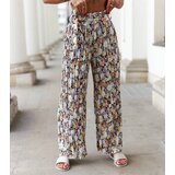 UR/CEO Black pleated floral pants Cesate | Shoptok.si