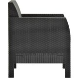  Garnitura 4-delna z blazinami pp antracitna | Shoptok.si
