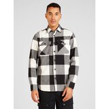 Jack & Jones Srajca 'Edarren' temno siva / črna / bela | Shoptok.si