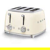 Smeg TSF03CREU 4-Schlitz-Toaster 50's Retro Style, Creme Cene