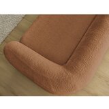 Bobochic Paris Opečnato oranžna raztegljiva sedežna garnitura iz šenilje 228 cm Neyo – | Shoptok.si