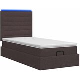  Krevet od pjene s madracem i LED-om Tamno smeđa 90 x 200 cm | shoptok.hr