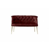 Atelier Del Sofa sofa dvosed roma gold metal claret red cene