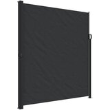  Bočna tenda na uvlačenje crna 220 x 600 cm | shoptok.hr