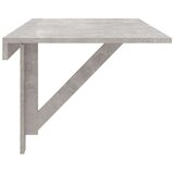  zidni stolić Siva boja betona 100x60x56 cm drveni | shoptok.hr