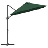  Senčnik Zelena 372 x 198 x 243 cm Poliester in aluminij, (5000187737) | Shoptok.si
