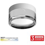 Mitea Lighting led plafonjera bela 9W 3CCT dip switch 2800/4000/6000K IP65 M205752 Cene