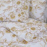  Set posteljine za poplun bijelo-smeđi 260 x 240 cm pamučni | shoptok.hr