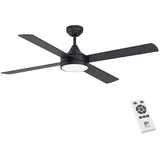 35085 - LED prigušiva plafonski ventilator TRINIDAD LED/20W/230V + daljinski upravljač crna