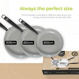  BE Living Set tava Essential Black 20-24-28 cm | shoptok.hr