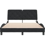  Okvir kreveta s LED-om bez madraca crni 120 x 200 cm baršunasti | Eponuda.com