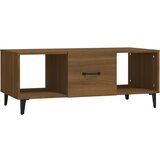  Stolić za kavu boja smeđeg hrasta 102x50x40cm konstruirano drvo | shoptok.hr