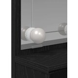  LEDtoaletni stolić u crnom hrastu - 86.5 x 35 x 136 cm | shoptok.hr