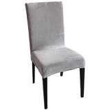  Navlaka za stolicu rastezljiva Velvet siva 45x52 cm, set od 2 kom | shoptok.hr