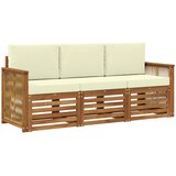  Setovi sofa 3 kom. Čvrsto drvo akacije | shoptok.hr