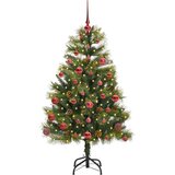 vidaXL Umjetno zložljivo božićno drevo s stožci Zelena 150 cm | Shoptok.si