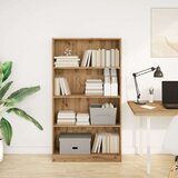 Regal za knjige boja hrasta 80x24x143 cm konstruirano drvo | shoptok.hr