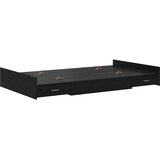  Krevet s ladicama Crni hrast 120 x 190 cm Konstruirano drvo | shoptok.hr