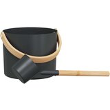  Set kofa za saunu 2 pcs Crna 8.5 x 8 x 4.5 cm Aluminij | shoptok.hr