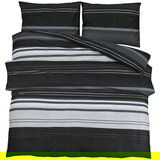 Furnova Posteljnina črna in bela 200x200 cm bombaž, (21912203) | Shoptok.si
