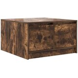 vidaXL stol za kavu s ladicama dimljeni hrast 70,5x70x40 cm | shoptok.hr