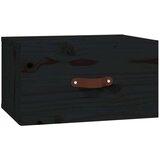 vidaXL Stenska nočna omarica 2 kosa črna 40x29,5x22 cm | Shoptok.si