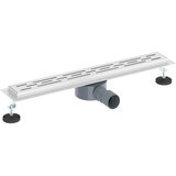 Odvod za tuš s staklenim poklopcem i 360° sifonom Srebrno 60 cm | shoptok.hr