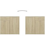  Komoda boja hrasta sonome 80 x 36 x 75 cm od konstruiranog drva | Eponuda.com