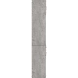 vidaXL Omara za shranjevanje betonsko siva 70x42,5x225 cm inž. les | Shoptok.si