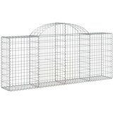  Obokane gabion košare 12 kosov 200x30x80/100 cm cinkano železo, (20758192) | Shoptok.si