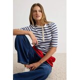 TRENDYOLMILLA Trendyol ženska majica Twoaw27Ts00037, tamnoplava-prugasta | Eponuda.com