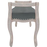  Klupa tamnosiva 110x45x60 cm od tkanine | shoptok.hr