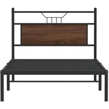 vidaXL Posteljni okvir brez vzmetnice hrast 100x200 cm inženirski les | Shoptok.si