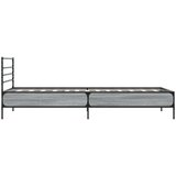 vidaXL Okvir kreveta boja hrasta 90 x 190 cm konstruirano drvo i metal | shoptok.hr