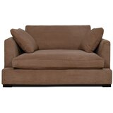 Scandic Svjetlo smeđa sofa od samta 132 cm Mobby – | shoptok.hr