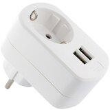 SCHWAIGER Adapter za hitro polnjenje z USB vhodom (USB A vtičnica (2 kosa), Vhodna napetost: 230 V - 250 V) | Shoptok.si