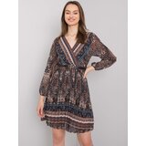 Italy Moda Dress-DHJ-SK-10201.93P-black-beige | Shoptok.si