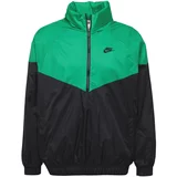 Nike Sportswear Prijelazna jakna 'Windrunner' travnato zelena / crna