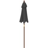  Vrtni suncobran s drvenim stupom antracit 196 x 231 cm | Eponuda.ba