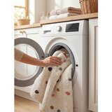 Hanse Home Kremno bela pralna/ročno tkana bombažna otroška preproga 140x200 cm Snuggle Pippo – | Shoptok.si