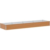  Povišena gredica - Vrtna gredica 390 x 100 x 36 cm Cinkani čelik | shoptok.hr